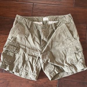 Able mid-rise cargo shorts size 27